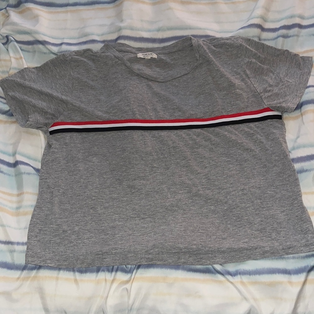 Gray shirt